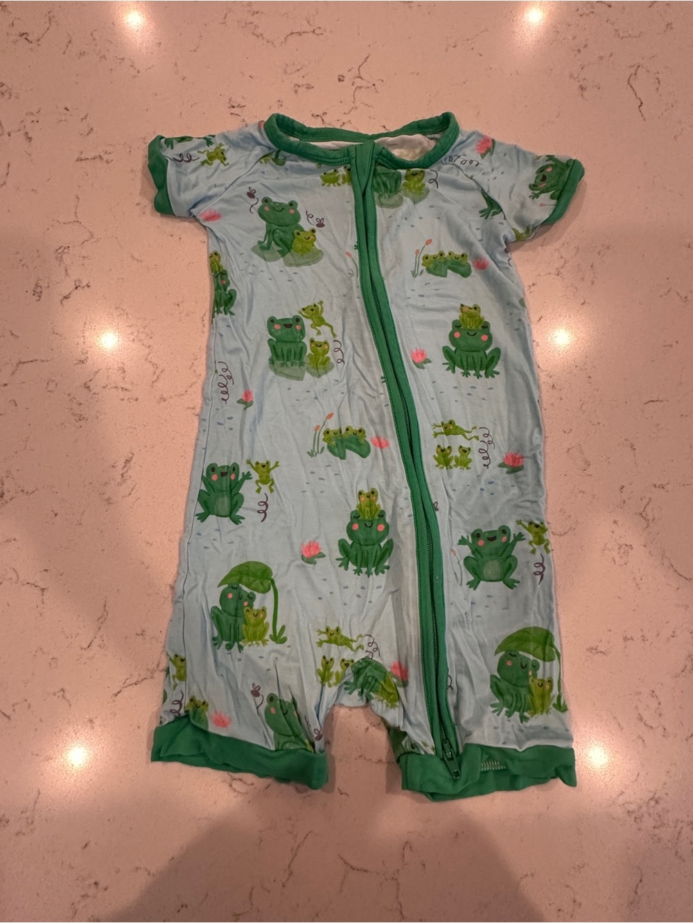 Little Sleepies Frog Shortie 12-18M